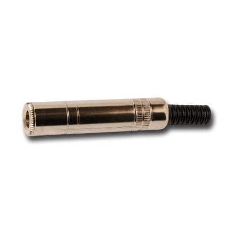 CONECTOR METALICO JACK HEMBRA AEREO 6,3mm STEREO