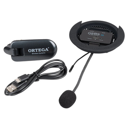 Ortega OSWS86 - Sistema de Pastilla Inalámbrica para Guitarra Clásica 86mm