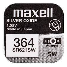 Pila de boton maxell 364/SR621SW