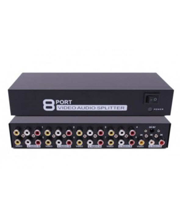 SPLITTER VIDEO RCA 1 ENTRADA - 8 SALIDAS