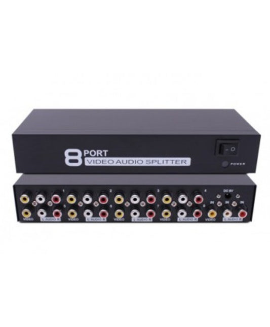 SPLITTER VIDEO RCA 1 ENTRADA - 8 SALIDAS