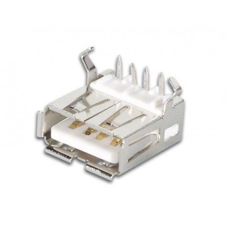 Conector USB hembra para soldar