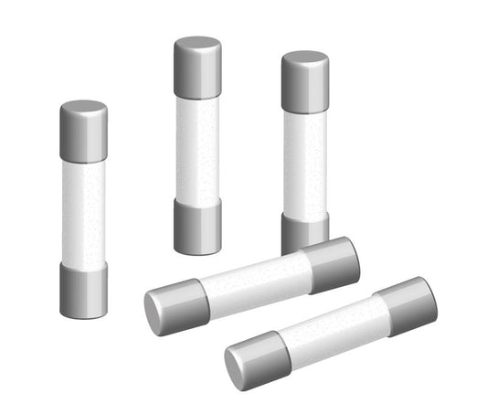 Fusible lento ceramico 6,35x32mm 20 amp.