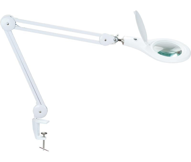 Lupa Flexo Con Garra de led 5 Dioptrias