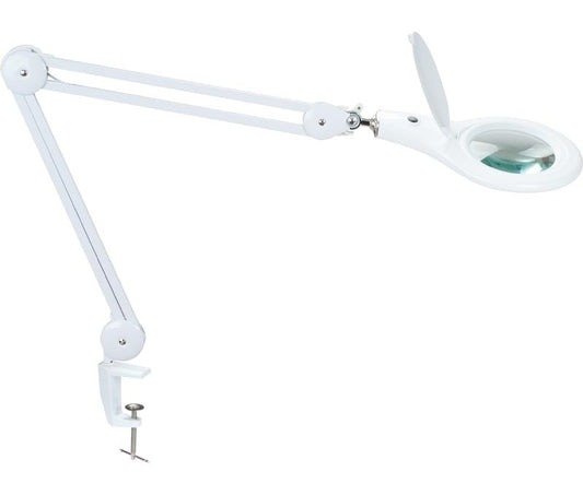 Lupa Flexo Con Garra de led 5 Dioptrias