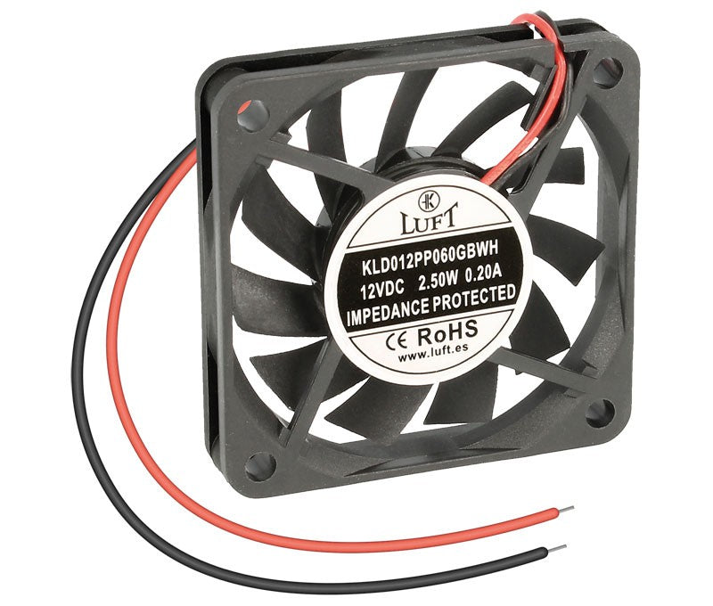 Ventilador 12v 60x60x10mm VEN008