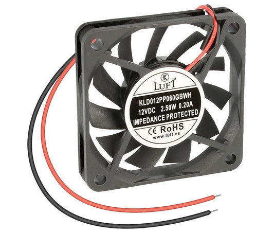 Ventilador 12v 60x60x10mm VEN008