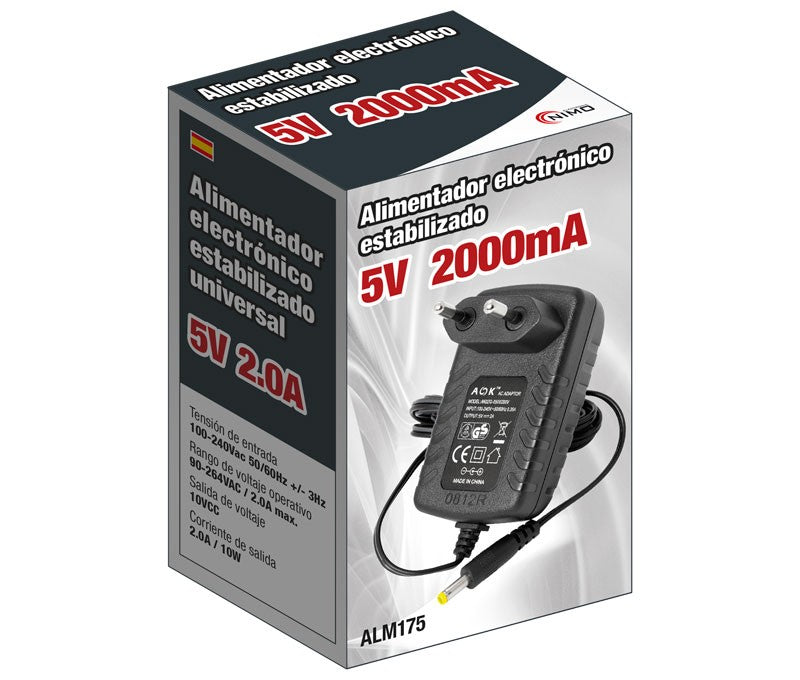 Alimentador Electrónico Universal 5Vcc/2,0A