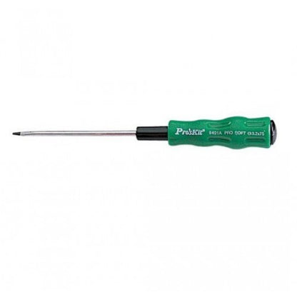 Destornillador plano imantado proskit 3,2x75