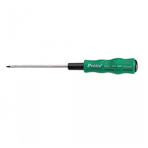 Destornillador plano imantado proskit 3,2x75
