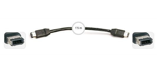 Cable firewire de 6 contactos 1.5m