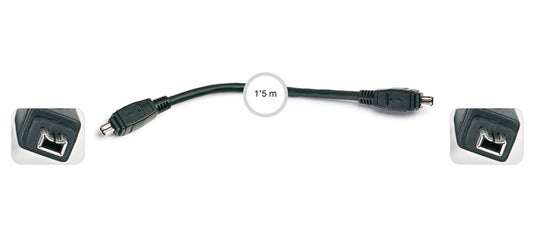 Cable firewire de 4 a 4 contactos 1.5m
