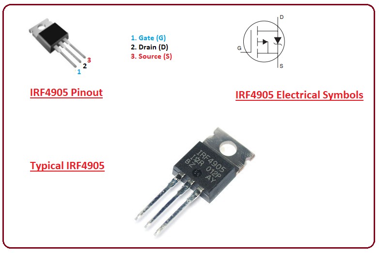 IRF 4905 TO-220  Transistor Mosfet