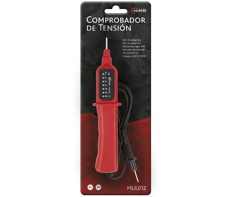 Comprobador de tensión Indicador led
