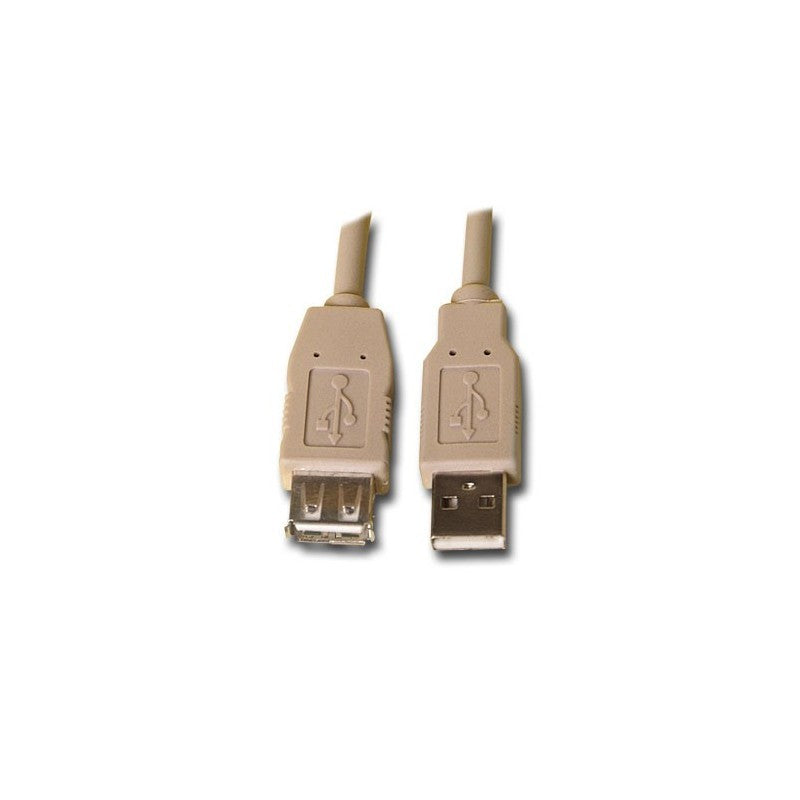 CONEXION USB MACHO A USB HEMBRA 1,8m.