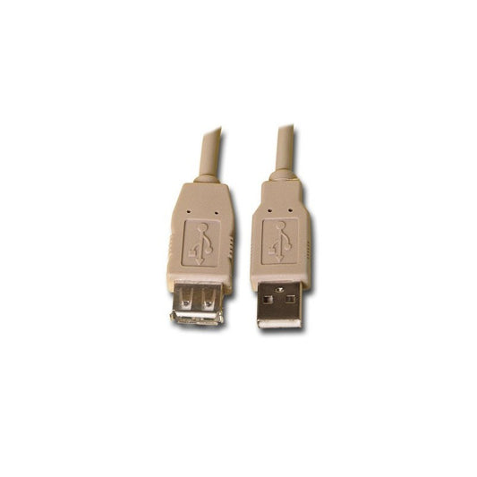 CONEXION USB MACHO A USB HEMBRA 1,8m.