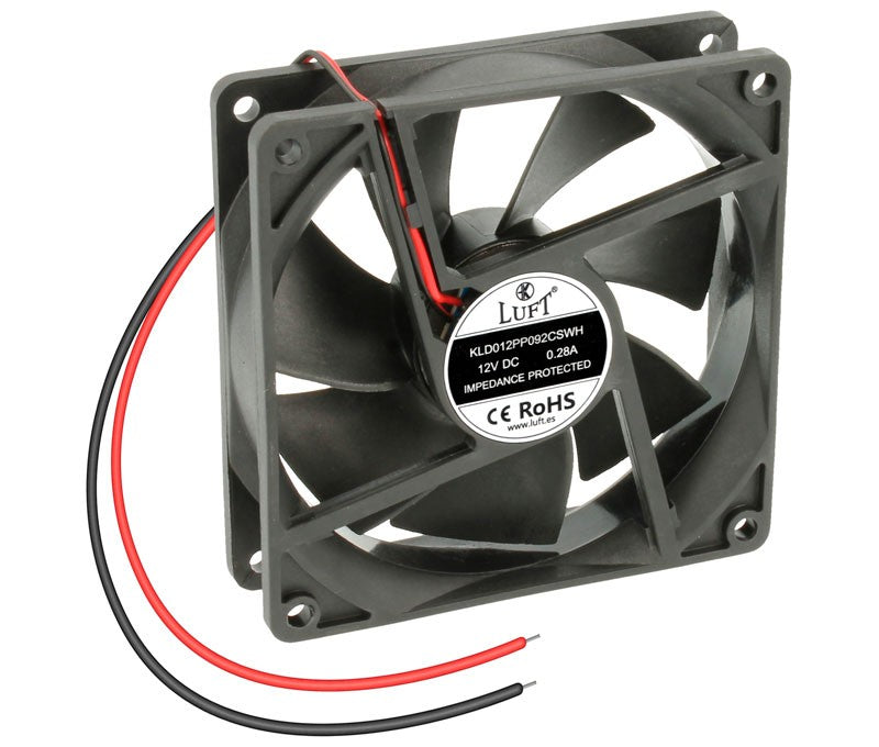 Ventilador 12v  92x92x25mm VEN047