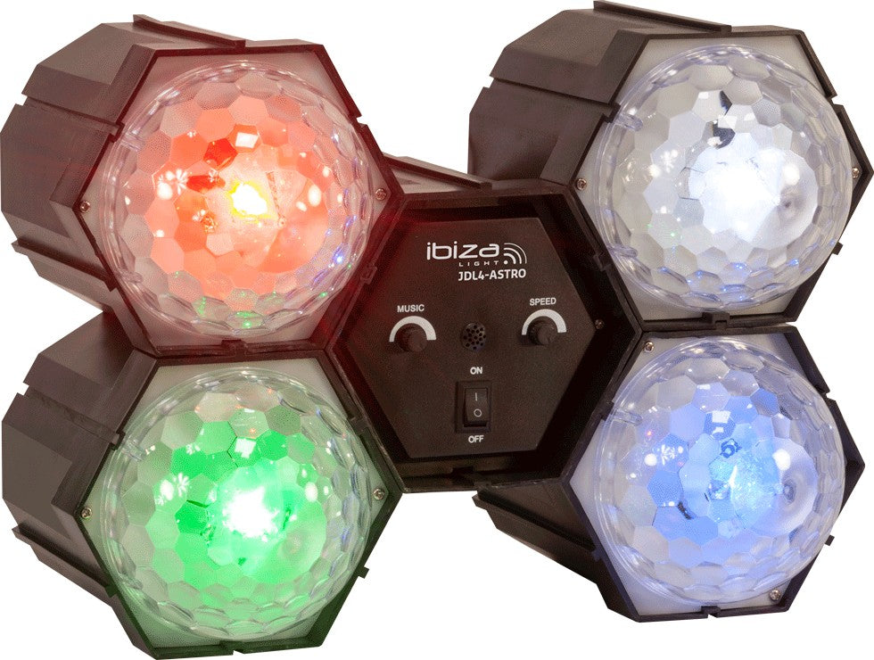 SECUENCIADOR DE ILUMINACION CON 4 ASTROS DE LED