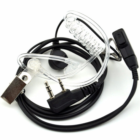 Micro auricular transparente para walkie baofen uv5r