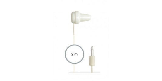 Mini auricular mono Jack 3'5 mm mono 2 metros