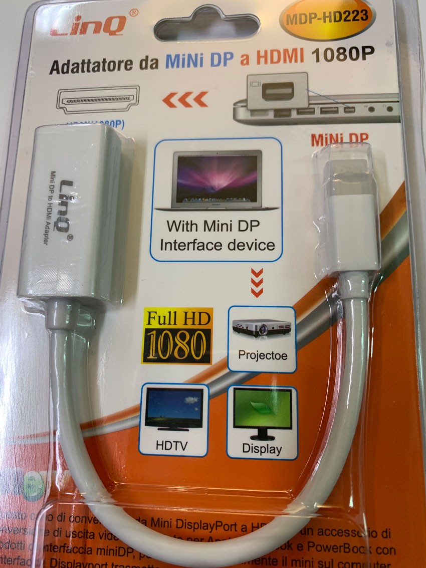 Adapatador mini display port a hdmi hembra
