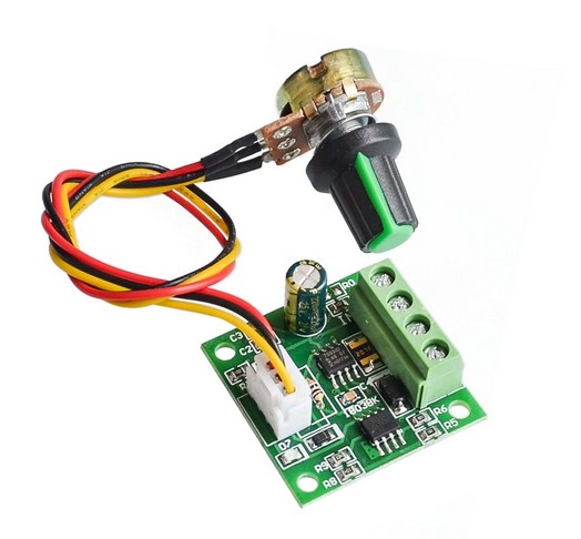 Regulador  Velocidad voltaje motores 1,8 a 12v