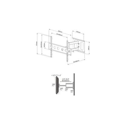 SOPORTE TV CON DOBLE BRAZO PARA PANTALLAS DE 32" A 65"