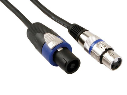 Conexion speakon a xlr altavoces 5 metros