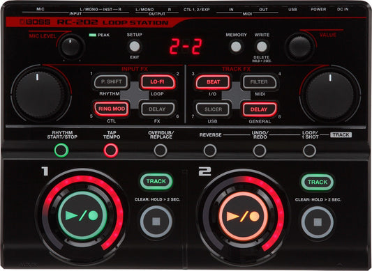 Boss RC-202  Pedalera Loopstation y multiefectos