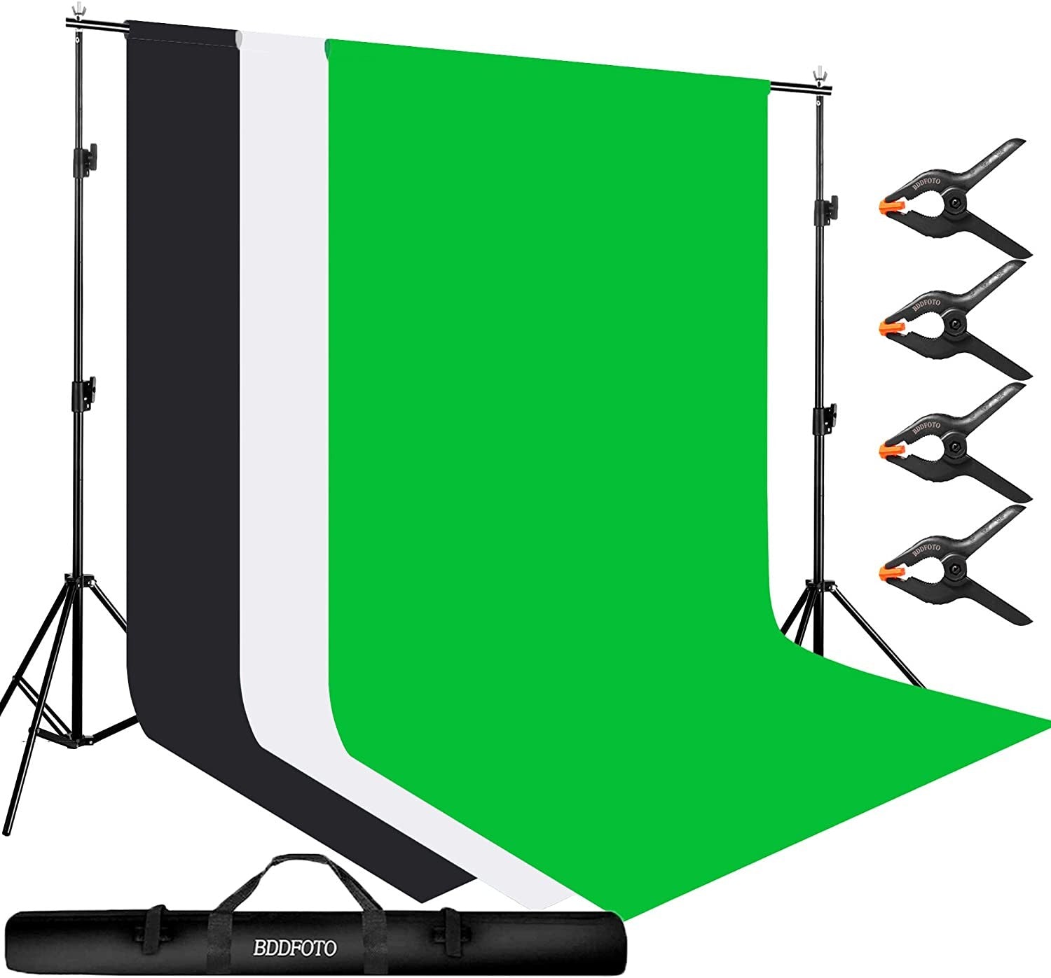 KIT Fondo fotografico Croma 3 colores con soporte 2x3 metros