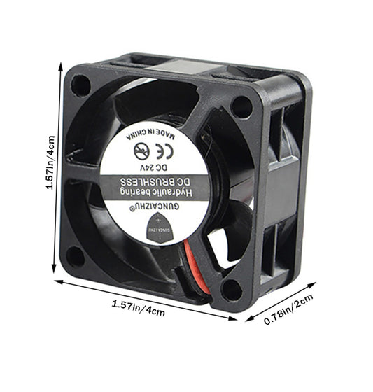 24 v 40x40x20 ventilador