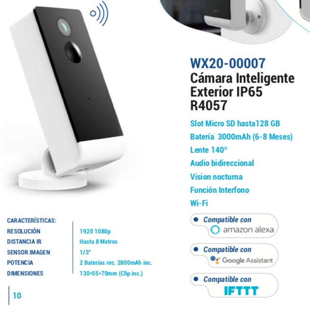 CAMARA EXTERIOR INTELIGENTE WOOX R4057