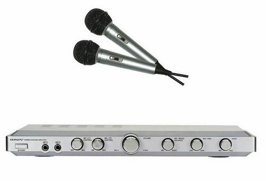 Amplificador Mezclador karaoke estéreo.