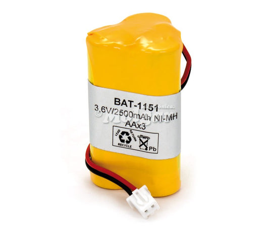 Batería para Linterna 3,6v/2500mAh NI-MH