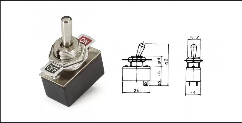 Interruptor Tipo Balancin  ON-OF  SI-305