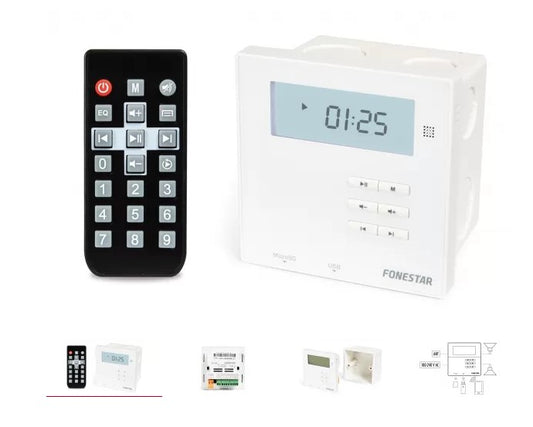 Amplificador de pared megafonia fonestar WA-66R