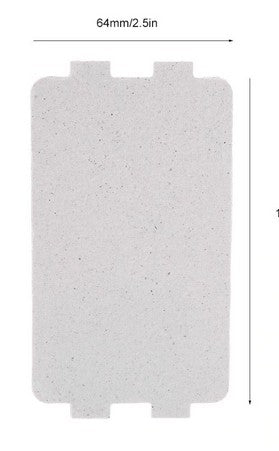 Lamina de mica repuesto microondas y hornos 64X116MM
