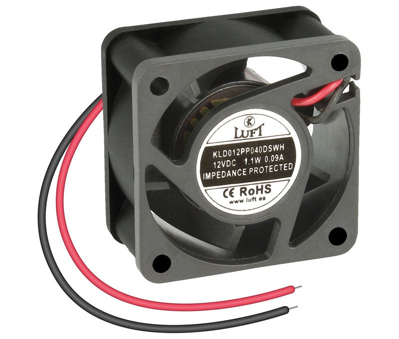 Ventilador 12v 40x40x20   mm