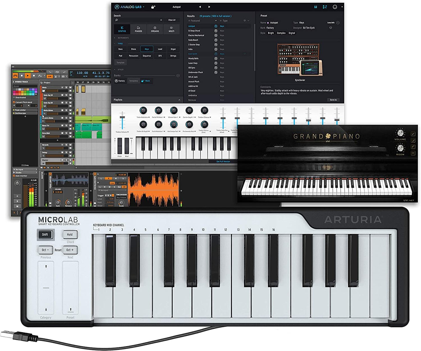 Arturia MICROLAB Teclado 25 teclas