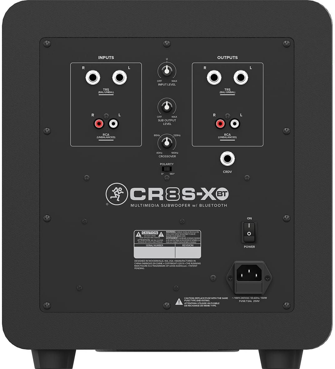 Mackie CR8s-XBT Subwoofer activo 8" con Bluetooth