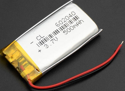 602040 Bateria de litio 500 mAh