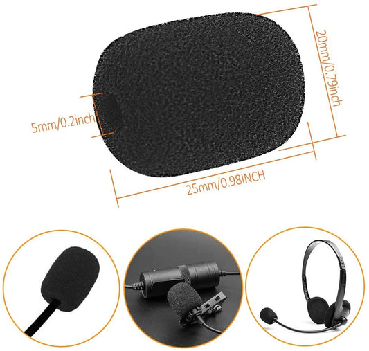 40 Fundas desechables micrófono de solapa
