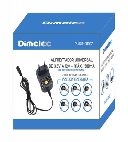 ALIMENTADOR  DE 3,5V A 12V MAXIMO 1500mA