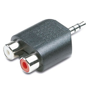 Adaptador Mini Jack Estereo Dos Rca Hembra