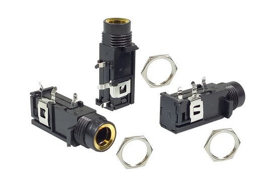 Conector jack pcb mono 1/4  6,3mm