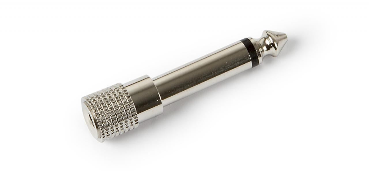 Adaptador audio jack 3'5 mm a 6'3 mm Mono