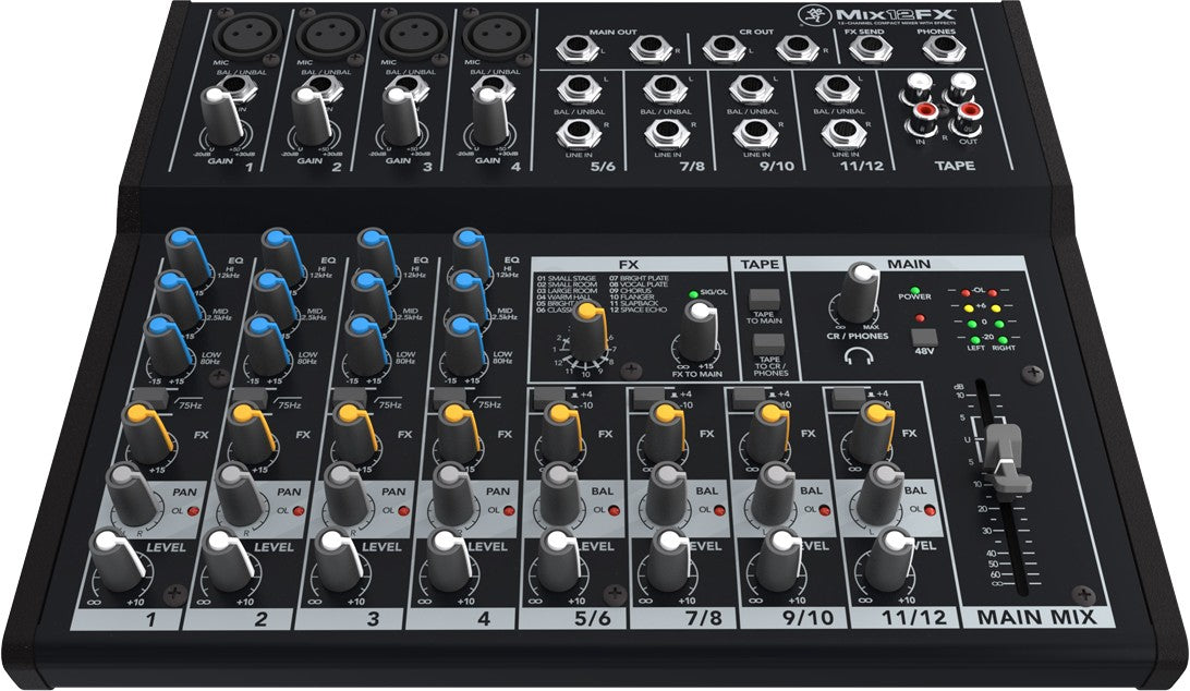 Mackie Mix12Fx Mezclador compacto de 12 canales