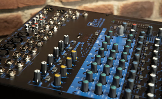 Oqan Mixer Q12 MK2 USB Mezclador compacto de 12 canales