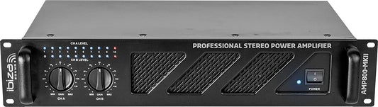 Ibiza Sound AMP800 MkII Etapa de potencia 2 x 600W @ 8 Ohm