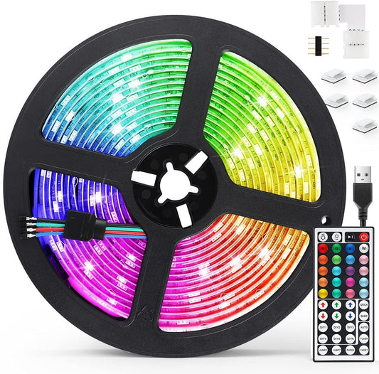 5 Metros tiras led rgb usb
